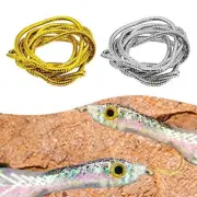 1M Braid Mylar Tube Fly Tying Materials White Pearlescent Round Holographic Cord