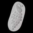 Silicone Peacock Chocolate Fondant Sugar-craft Candle Soap DIY Mould Clay Resin