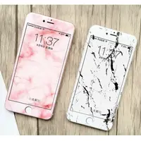 在飛比找樂天市場購物網優惠-大理石紋 3D滿版防碎軟邊 貼膜 iphone保護貼 iPh