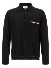 [Thom Browne] Thom Browne-Button Down Maglioni Nero-Uomo 3