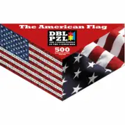 The American Flag Pigment & Hue Double-Sided Puzzle 500 Pieces DBL PZL