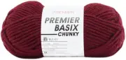 Premier Basix Chunky Yarn-Burgundy 1145-14