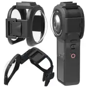 Optical Coating Acrylic Protect Lens Cover+Cold Shoe for Insta360 ONE RS 1-Inch