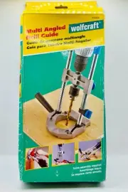 NEW Wolfcraft 4525404 Drill Guide Attachment for 1/4-Inch or 3/8-Inch Drills