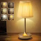 Bedside Table Lamp LED Rechargeable Touch Control Desk Lamp - 3 Color Temperatur