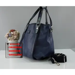 優買二手精品名牌店 TODS GBAG 藍色防水布 小款 肩背包斜背包手提包 出清特價