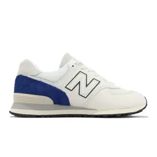 New Balance 休閒鞋 574 男鞋 女鞋 白 藍 麂皮 復古 經典 NB 紐巴倫 U574UI2-D