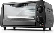 Toaster Oven 2 Layer 9L Mini Electric Baking Oven 220V Home Pizza Oven Baking Tools for Cakes Chicken Wing Temperature Control Timing Halogen ovens/13365