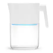 LARQ PureVis UV-C LED 1.9L/8-Cup Pitcher Water Container w/ Filter Pure White