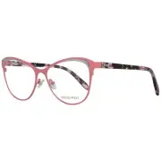 Emilio Pucci EP 5085 Women Pink Optical Frame Metal Spotted Oval Casual Eyewears