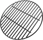 Round Barbecue Grill Grate Durable Enamel Mesh BBQ Tool for Outdoor Cooking for Vegetables Meat Fish Skewers More for Picnics Backyard Grilling