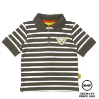 在飛比找momo購物網優惠-【STEIFF德國精品童裝】熊頭童裝 短袖條紋Polo衫(短