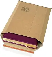 PS.402|A5+ Envelopes Format Micro Corrugated Cardboard 200 x 280 mm Stretchable up to 5 cm Height Ideal for DIN A5+ Cardboard 450 g/m² Brown Peel and Seal (PS.402|A5+)