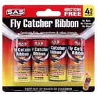 4 Rolls Flies Insect Bug Fly Glue Trap Paper Catcher Ribbon Strip Sticky Tape