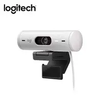 在飛比找有閑購物優惠-Logitech 羅技 BRIO 500 網路攝影機 珍珠白