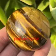 1pcs 90g+ Natural Tiger’s Eye Jasper Ball Quartz Crystal Sphere healing 40mm+