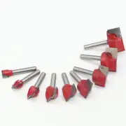 9Pcs 6 Shank Woodworking Engraving Router Bit Cutting Tool Accessories 10-32mm