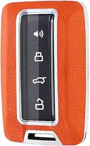 MAX COOL PC+Leather Car Remote Key Fob Cover Suitable for Great Wall GWM Wey Tank 300 Replacement