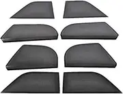 MKVAXR for MG, 4 MG4 EV Mulan 2022 2023 2024 Stainless Steel Car Audio Speaker Door Loudspeaker Panel Cover Trim Interior Accessories Car Speaker Grille Trim(Black)