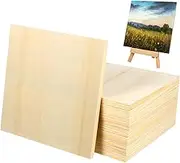 10pcs Unfinished Wooden Painting Boards DIY Photo Frames Boys and Girls Educational Toy Clay Painting Frames