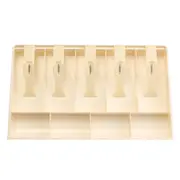 Cash Coin Register Insert Tray Replacement Money Drawer Storage Box White