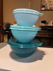 New Tupperware Set Shades Of Green Pretty Set