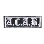 Catch the Patch Patch / Iron-on Patch - Biker Quote Saying A.C.A.B. - Patches / Iron On
