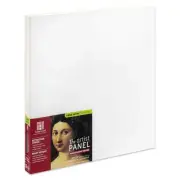 Wood Gesso Art Painting Panel: Canvas Texture, 1.5 Inch Cradle, 16" x 16"