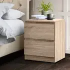 Artiss Bedside Tables Drawers Side Table Bedroom Furniture Nightstand Lamp Wood