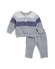 Splendid Girls' Blake Block Striped Top & Pants Set - Little Kid
