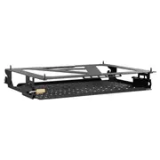 Atdec Media Storage Hinged Panel for Desk and Table Undersides, Black