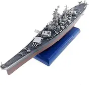 1:1000 Alloy WWII USS New Jersey BB-62 Battleship Model Metal Ship Warship Model for Collection
