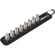 Wera 05003881001 Belt A 2 Zyklop Hex Bit Socket Set With Holding, 1/4" Dr, 8 Pcs