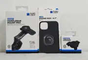 QUAD LOCK KIT iPHONE 14+ Case, Dampener, Handlebar Mount Pro *EXPRESS*