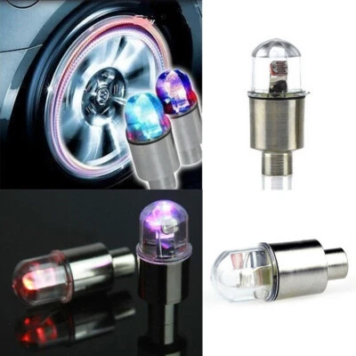 4pcs Car Wheel Tires Tyre Air Valves Stem LED Light Cap Covers Lamp Accessories (for: Honda)