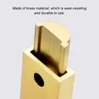 Robust and Dependable Brass Slide Bolt Lock for Bathrooms and Homes Design