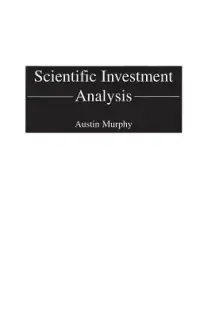 在飛比找博客來優惠-Scientific Investment Analysis