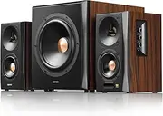 Edifier S360DB Bookshelf Speaker with Wireless Subwoofer, 2.1 Speaker System, Bluetooth v5.1 AptX, for Computer Rooms, Living Rooms, and Dens