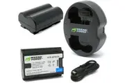 Wasabi Power Battery (2-Pack) & Dual Charger for Fujifilm NP-W235 & Fujifilm GFX
