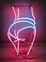 Live Nudes Back Butt Girl Acrylic 14" Neon Light Sign Lamp Beer Pub Bedroom Bar