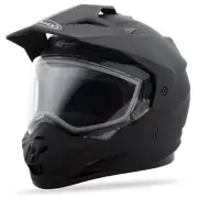 Gmax MATTE BLACK GM11 Solid Color Snow Helmet Choose Size FREE SHIP