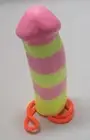 Horton Hears a Who-ha, our penis soap-on-a-rope in neon yellow & hot pink