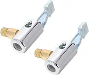 Garneck Tire Inflation Quick Connector Set Screw Air Chuck Adapter for Car Bike Tires Air Mattress