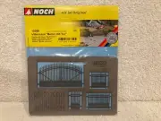 NOCH - Berlin Residential Fence & Gate - 1:87 HO Scale - Item # 13350