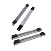 2pcs Adjustable Refrigerator Washing Machine Base Stand Movable Support Shelf
