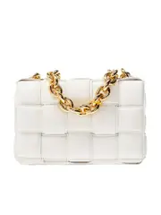 Bottega Veneta Chain Cassette in White