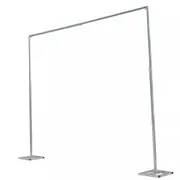 3mx6m Stand Pipe Kit Only Adjustable Wedding Backdrop Stand Portable Pipe and Drape Backdrop Frame Kit