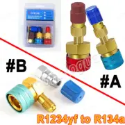 R1234yf to R134a Quick Connector Adapter Coupler Low/High Auto A/C Hoses Fitting