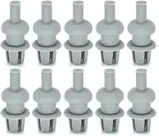 GUERBEIS 10pcs Car Parcel Shelf Clips Fit for VW, Fit for Jetta A2 Golf 2 3 MK2 MK3 Polo 6N 191867775A 01C Trunk Boot Hook Cord String Hanger Holder Luggage Shelf Clips