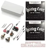 EMG 81-8H WHITE 8 STRING HUMBUCKER ACTIVE VERSION GUITAR PICKUP ( 2 STRING SETS)